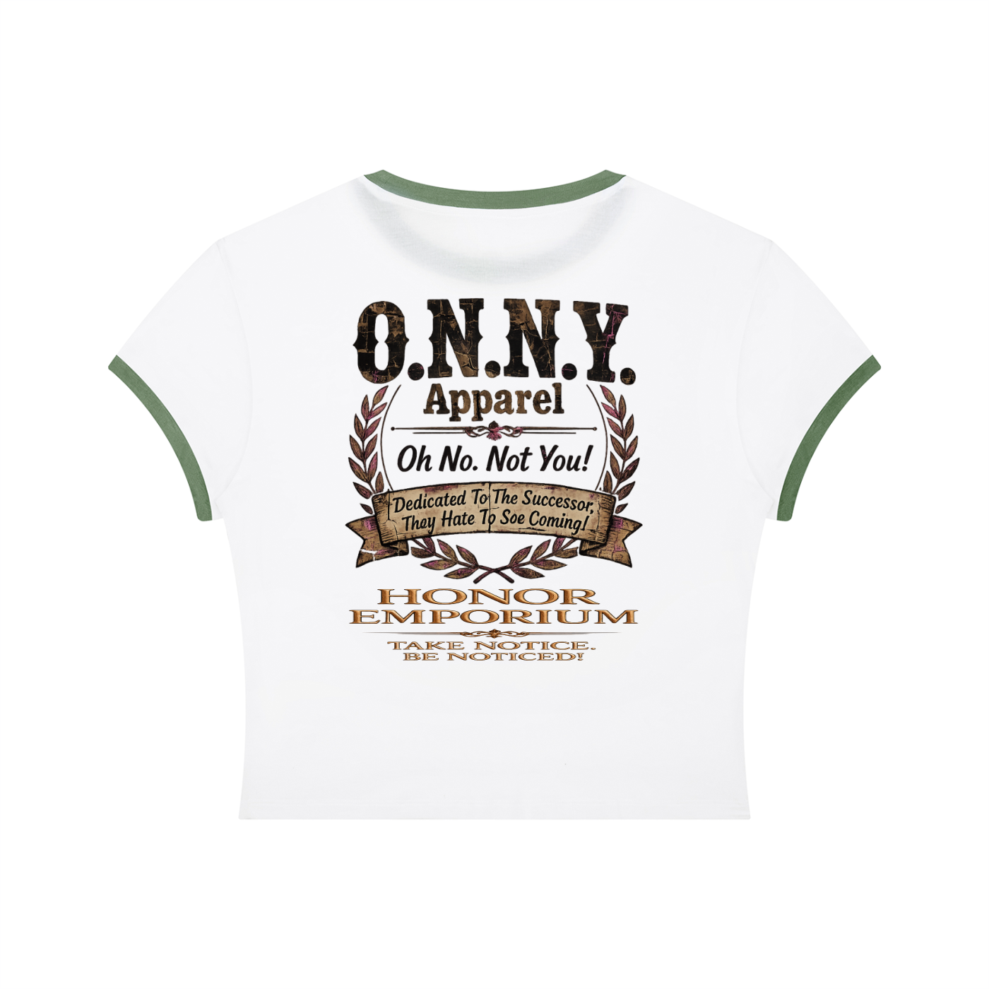 O.N.N.Y. Signature Crest Women's Slim Color Block Tee