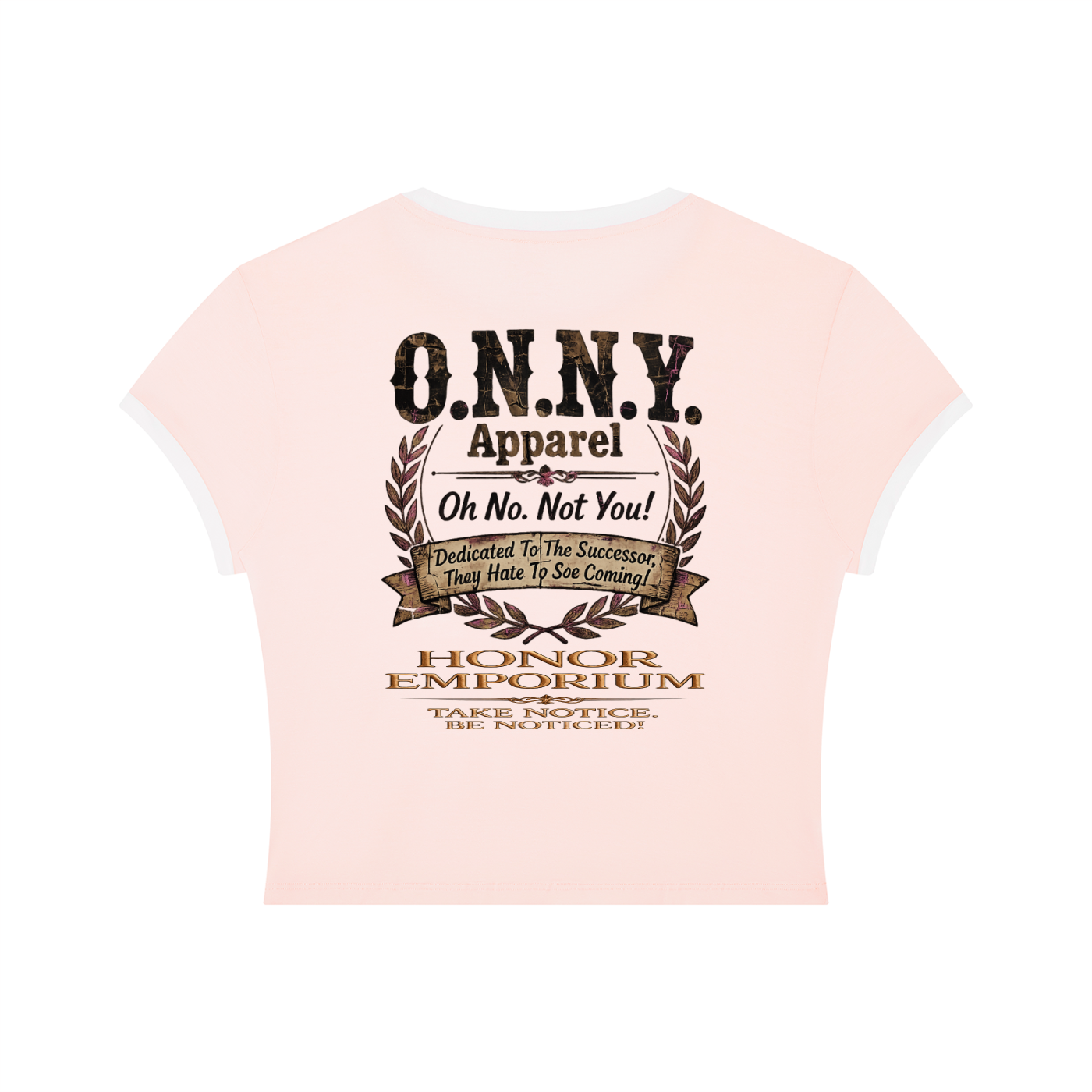 O.N.N.Y. Signature Crest Women's Slim Color Block Tee
