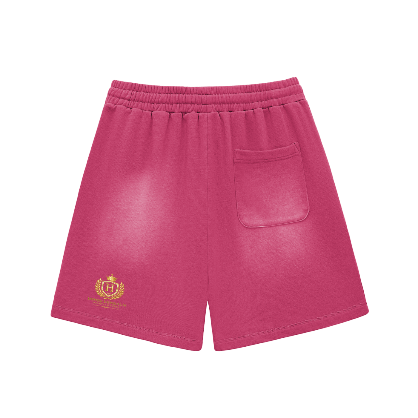 O.N.N.Y. On Deck Fleece Sun Fade  Raw Edge Cotton Shorts