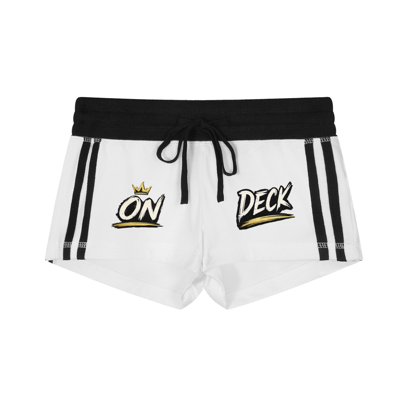 “On Deck!” Origins Collection Women's Contrast Stripe Performance Track Shorts