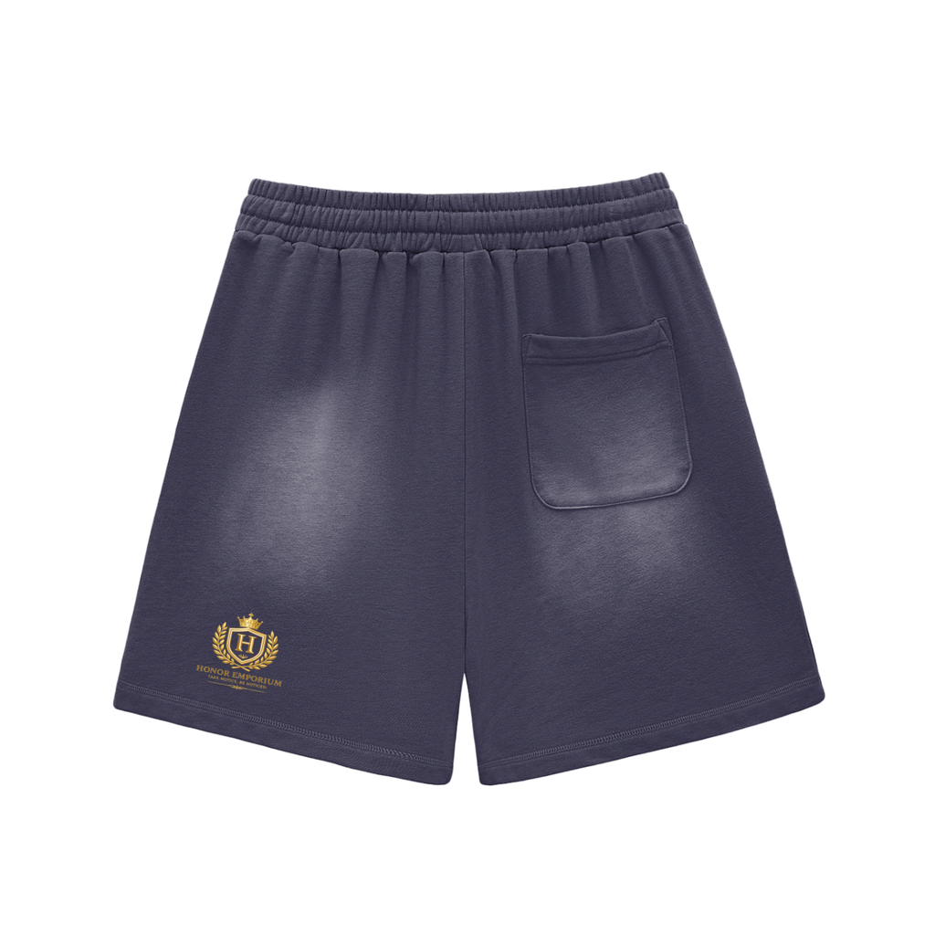 O.N.N.Y. On Deck Fleece Sun Fade  Raw Edge Cotton Shorts