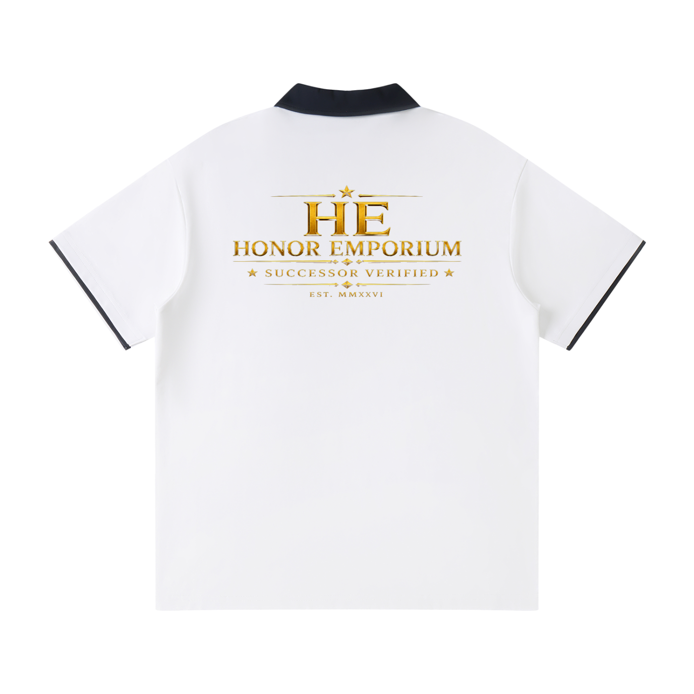 Honor Emporium | Successor Verified Contrast Collar Raglan Polo Shirt