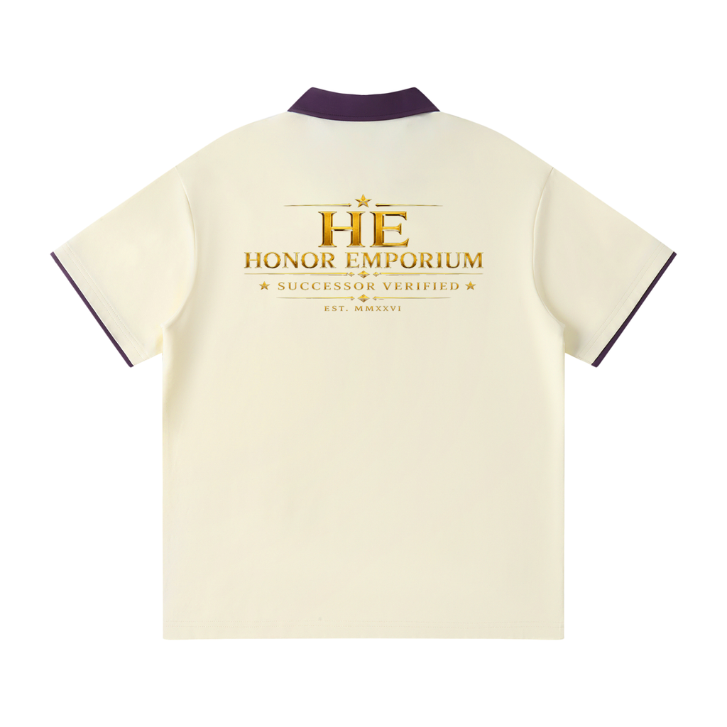 Honor Emporium | Successor Verified Contrast Collar Raglan Polo Shirt
