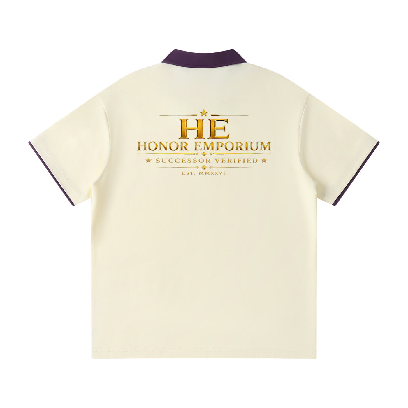 Honor Emporium | Successor Verified Contrast Collar Raglan Polo Shirt