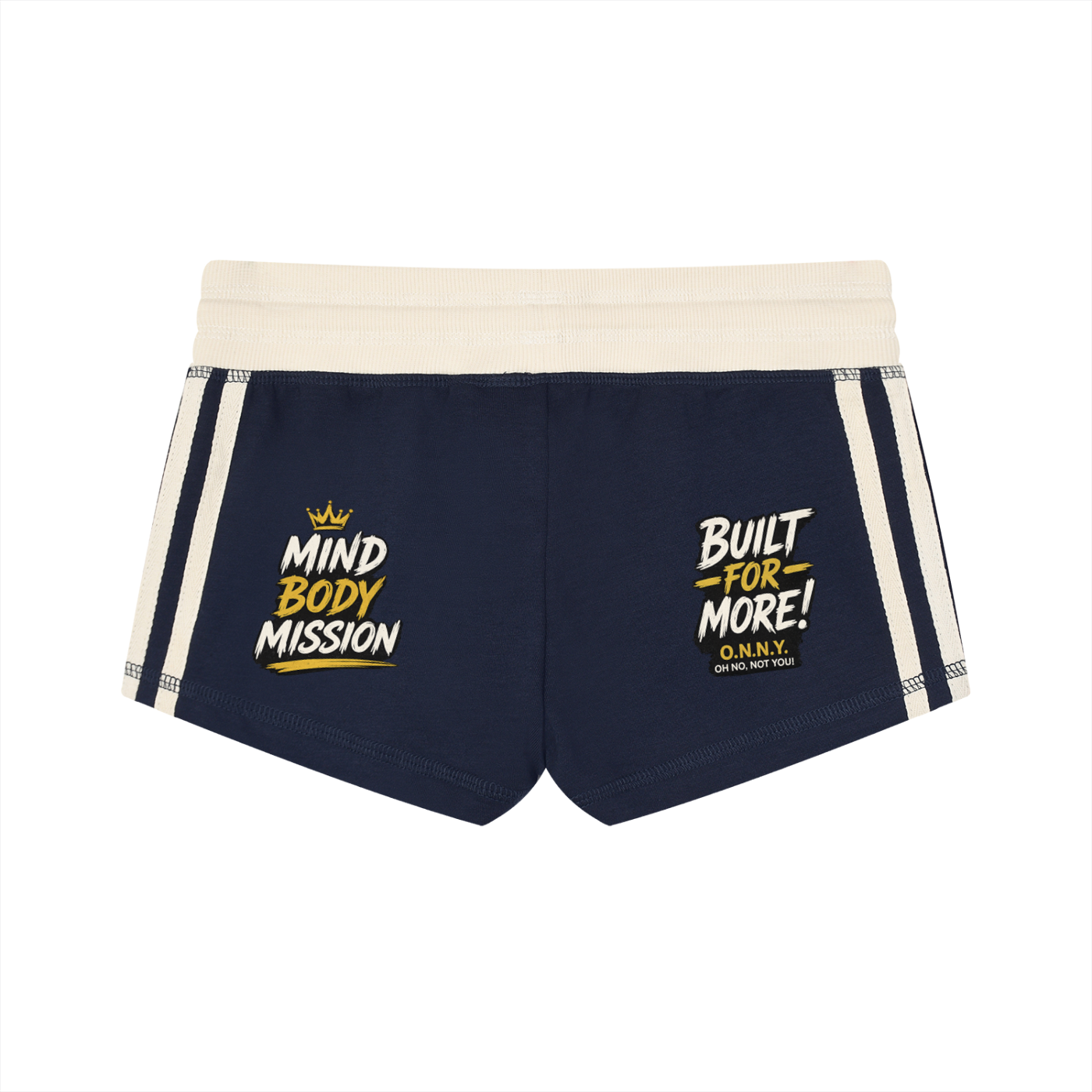 “On Deck!” Origins Collection Women's Contrast Stripe Performance Track Shorts