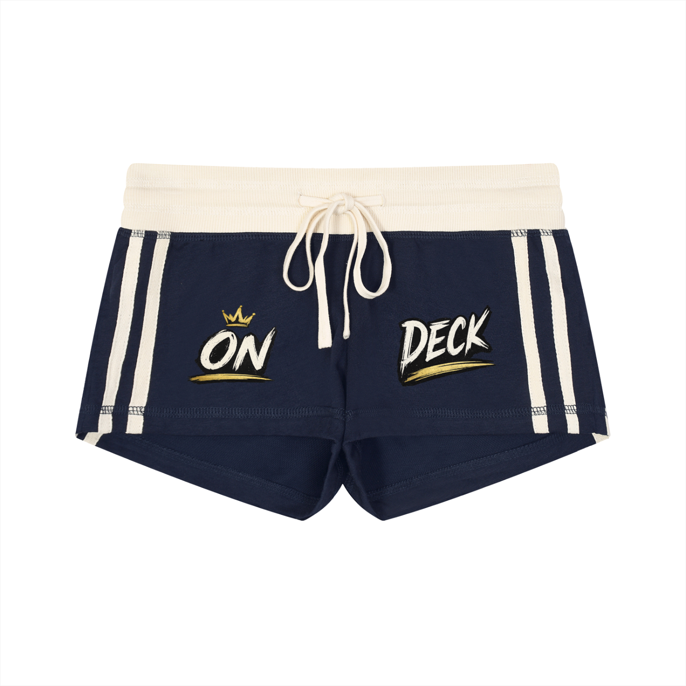 “On Deck!” Origins Collection Women's Contrast Stripe Performance Track Shorts