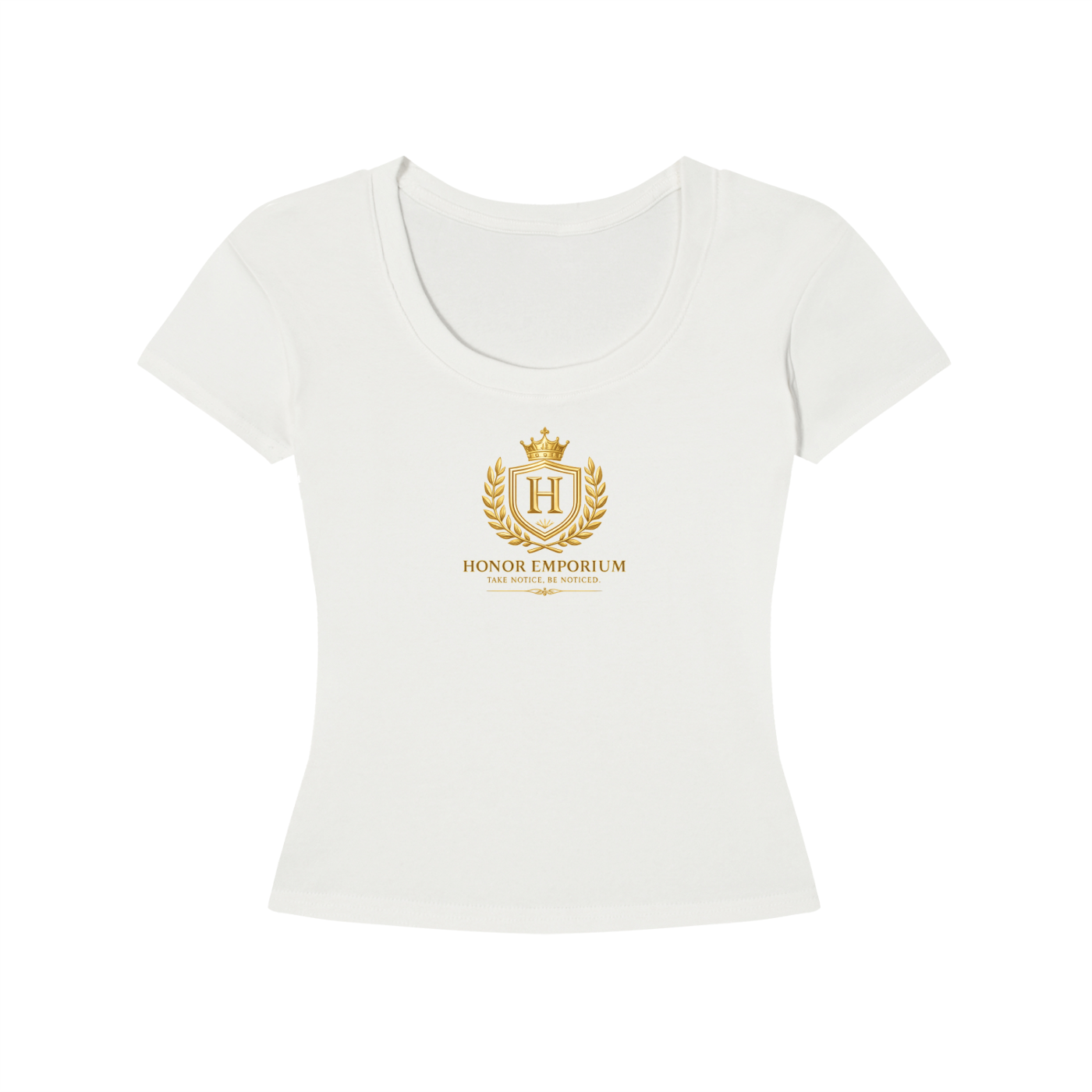 O.N.N.Y. Signature Tee Crowned Edition  Women's Longline Slim-Fit T-Shirt