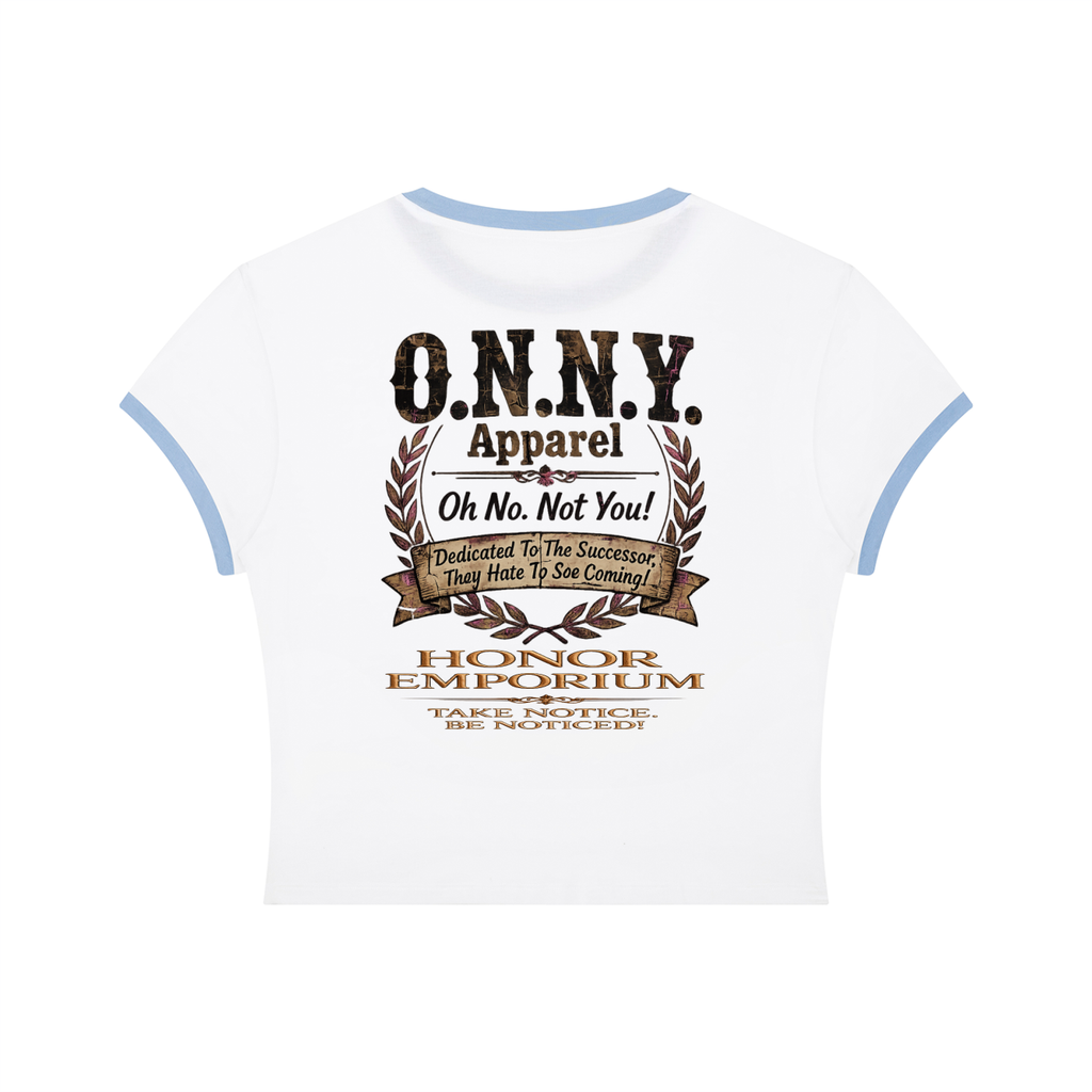 O.N.N.Y. Signature Crest Women's Slim Color Block Tee