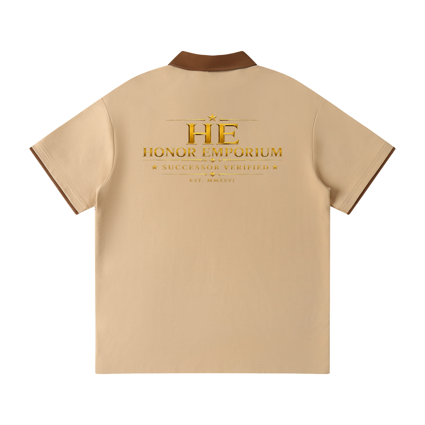 Honor Emporium | Successor Verified Contrast Collar Raglan Polo Shirt