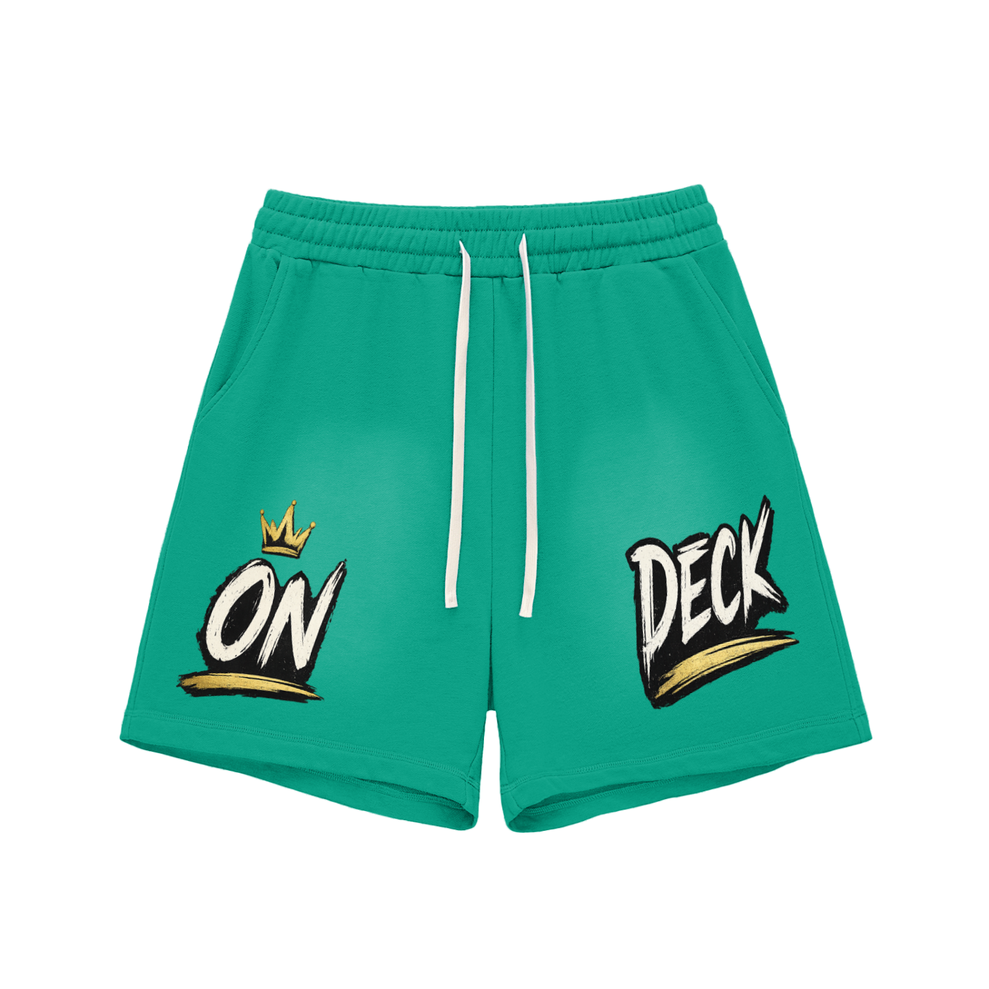 O.N.N.Y. On Deck Fleece Sun Fade  Raw Edge Cotton Shorts