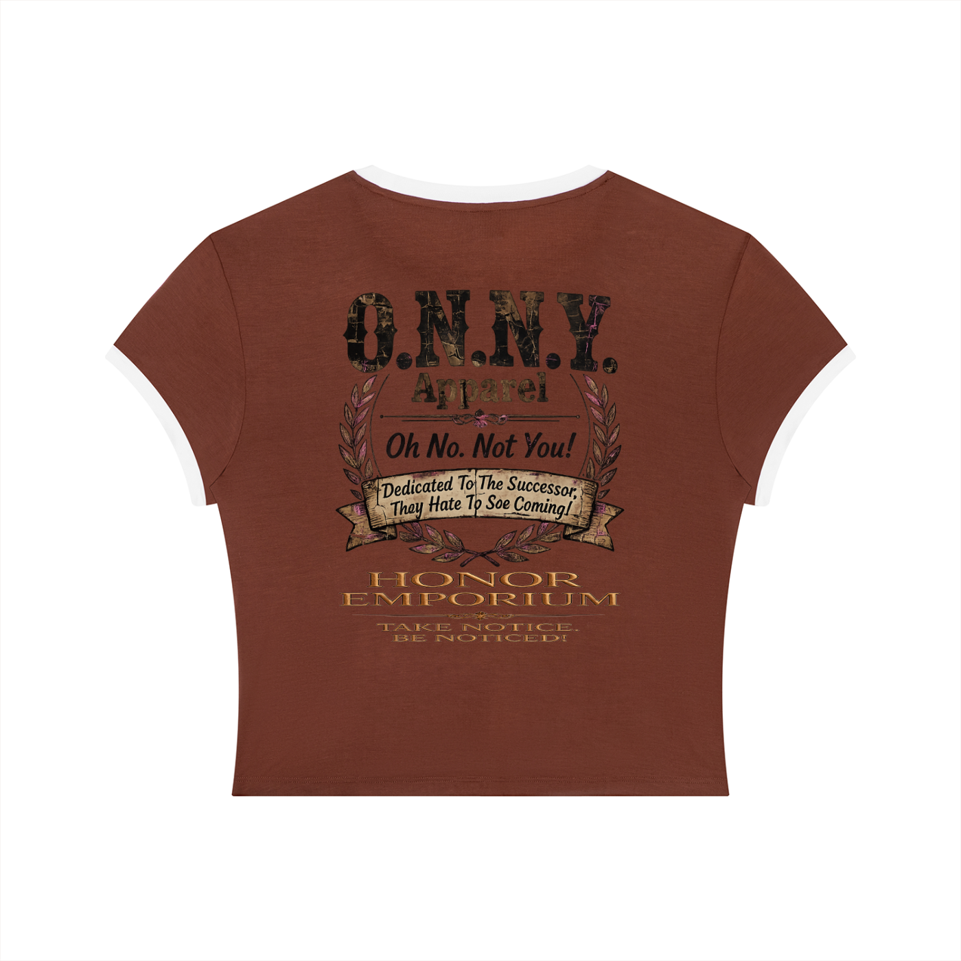 O.N.N.Y. Signature Crest Women's Slim Color Block Tee