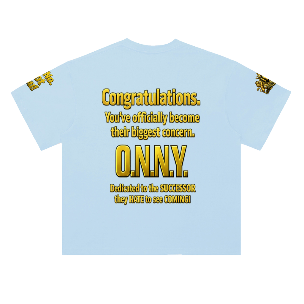 Promoted to Problem Heavyweight Drop Shoulder Cotton Signature Tee