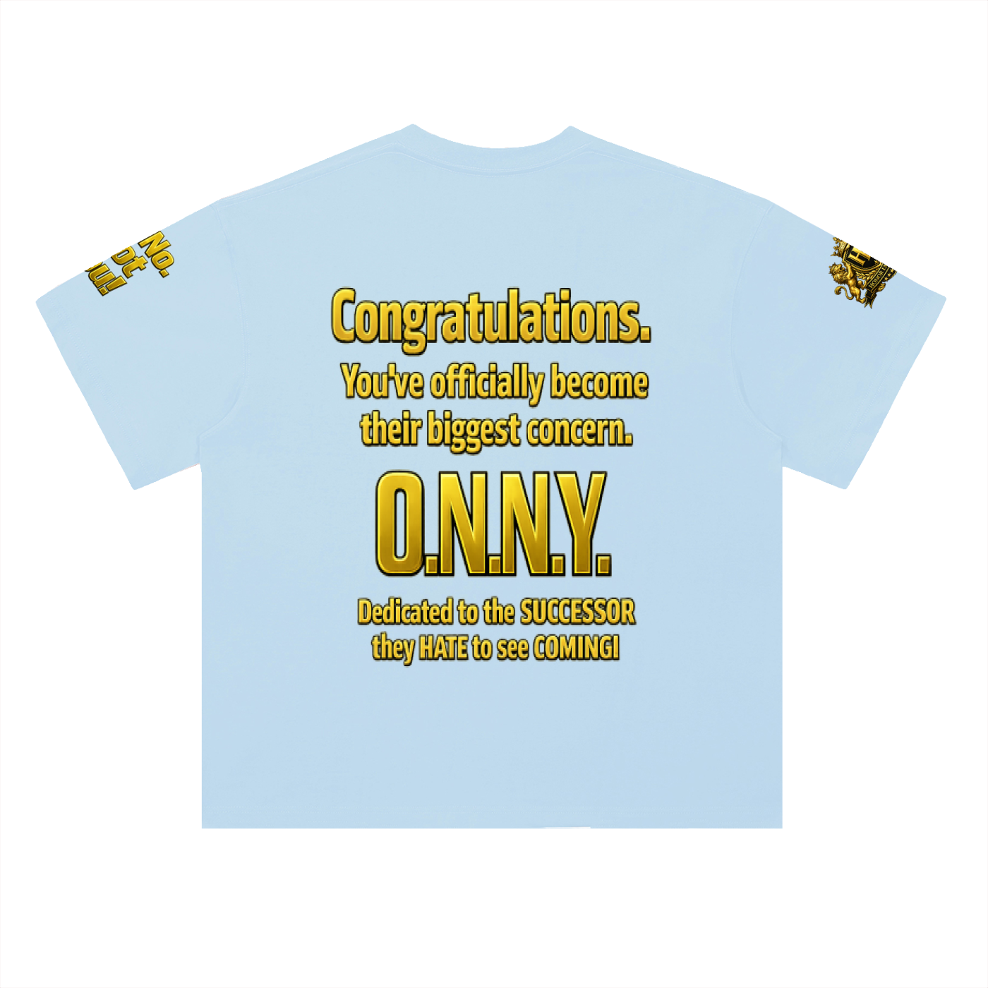 Promoted to Problem Heavyweight Drop Shoulder Cotton Signature Tee