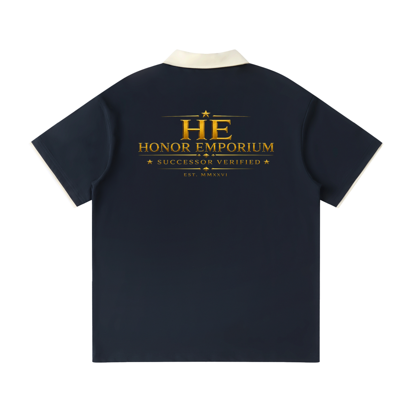 Honor Emporium | Successor Verified Contrast Collar Raglan Polo Shirt