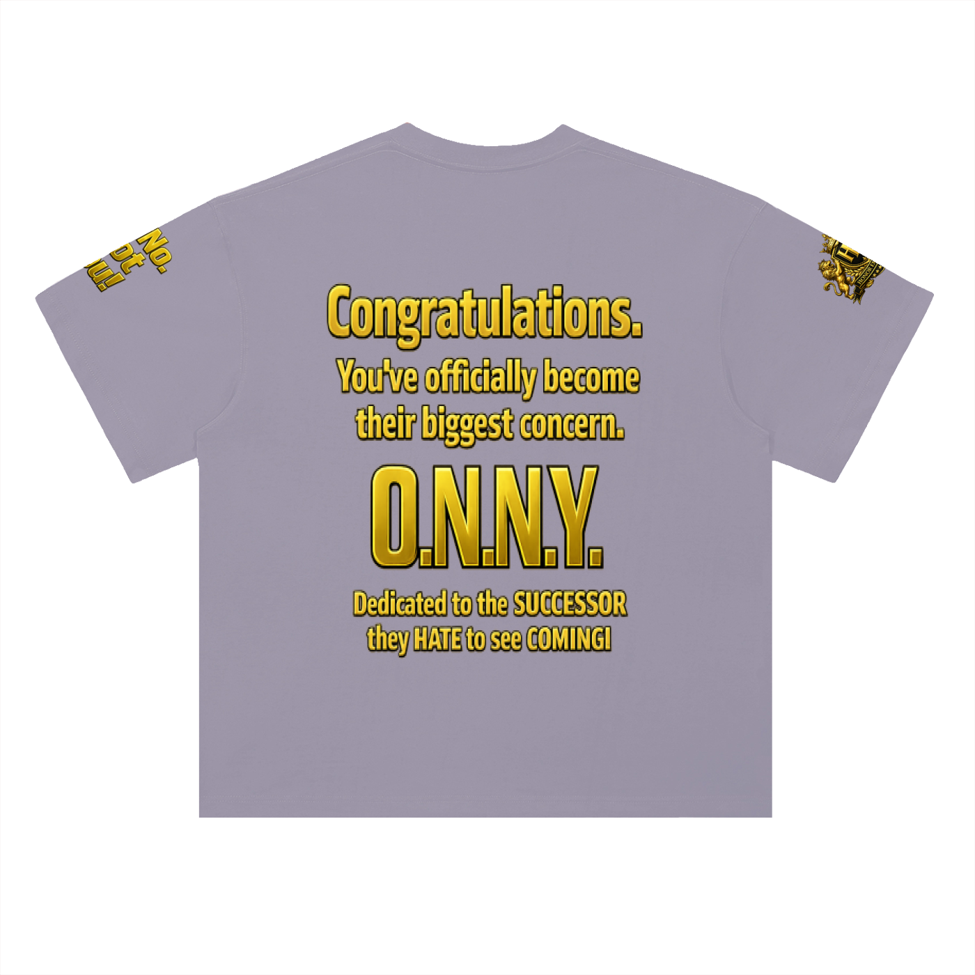 Promoted to Problem Heavyweight Drop Shoulder Cotton Signature Tee