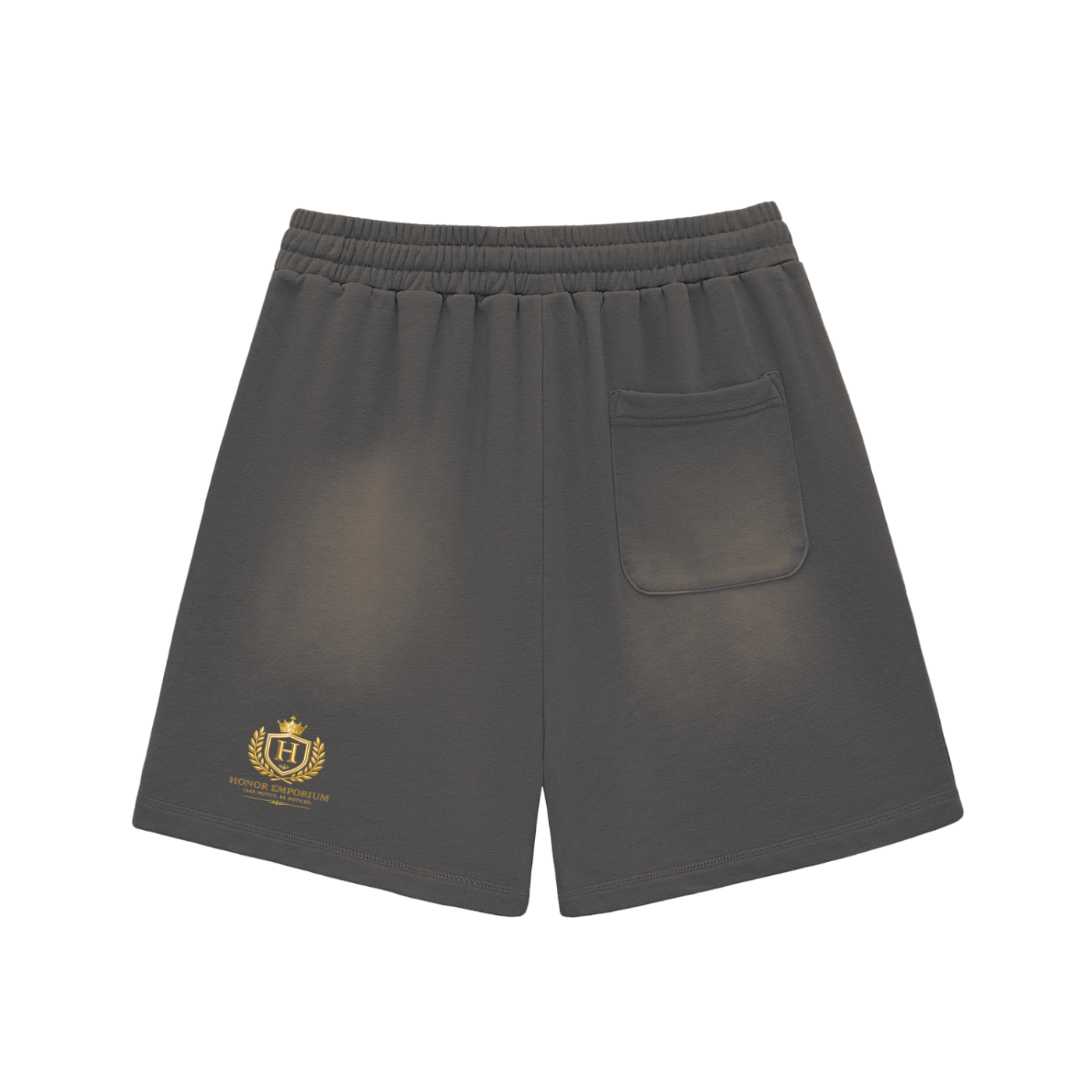 O.N.N.Y. On Deck Fleece Sun Fade  Raw Edge Cotton Shorts