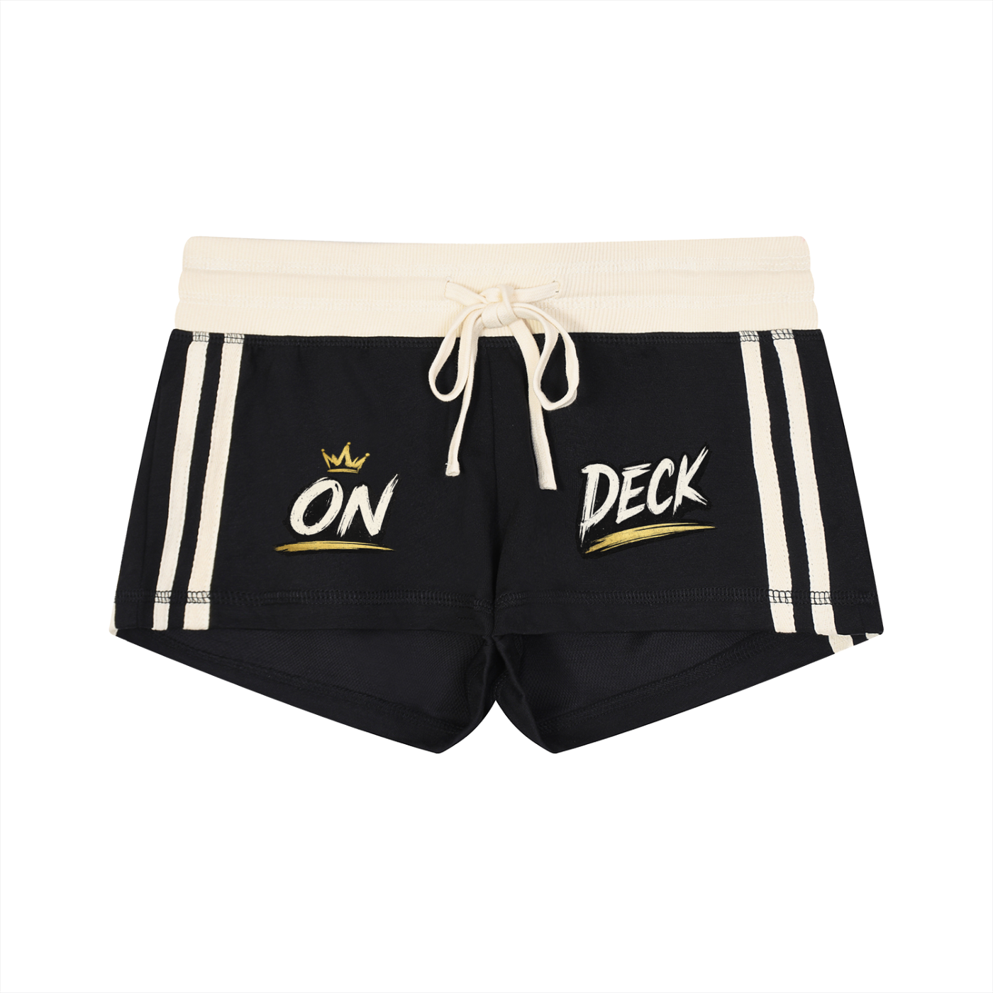 “On Deck!” Origins Collection Women's Contrast Stripe Performance Track Shorts