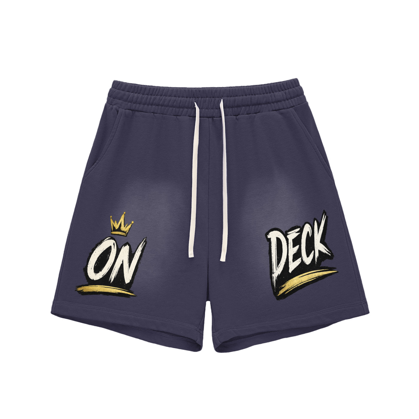O.N.N.Y. On Deck Fleece Sun Fade  Raw Edge Cotton Shorts