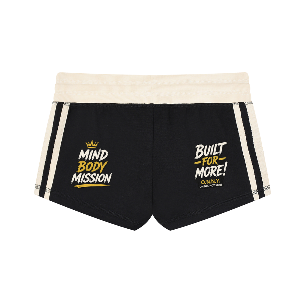 “On Deck!” Origins Collection Women's Contrast Stripe Performance Track Shorts