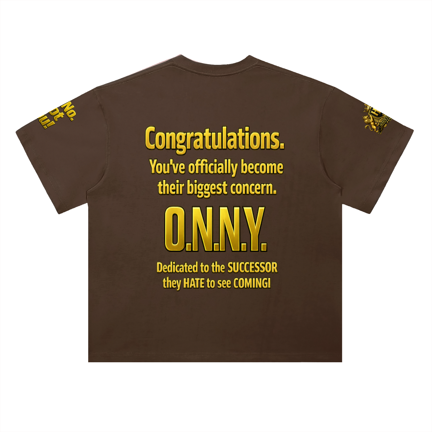 Promoted to Problem Heavyweight Drop Shoulder Cotton Signature Tee
